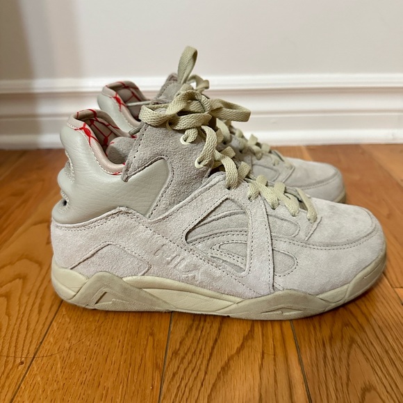 Fila - THE CAGE Beige Mid High Top Retro - Picture 3 of 6